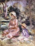 Pierre Renoir, Madame Renoir and her Son Pierre